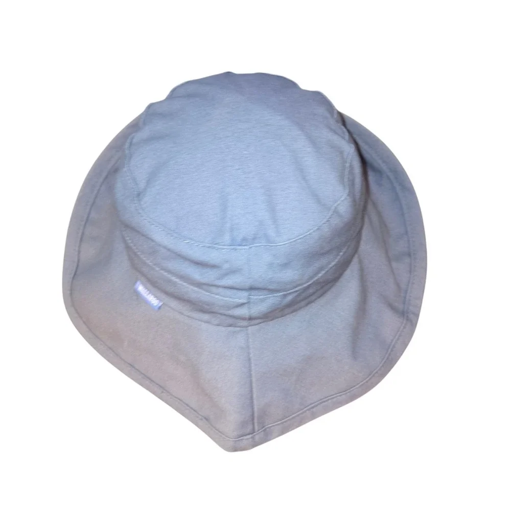 Wallaroo Hat Company Casual Traveler Hat Womens OS Blue Cotton Canvas Wide Brim